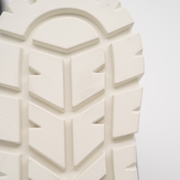 size 40eu 10 US Prada Double Wheel Platform Sneaker Black Nylon White - Picture 9 of 15